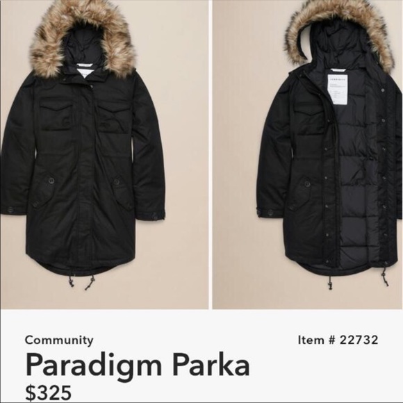 Aritzia Community Paradigm Black Parka - S - Picture 2 of 8